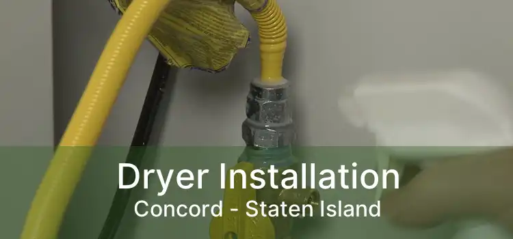 Dryer Installation Concord - Staten Island