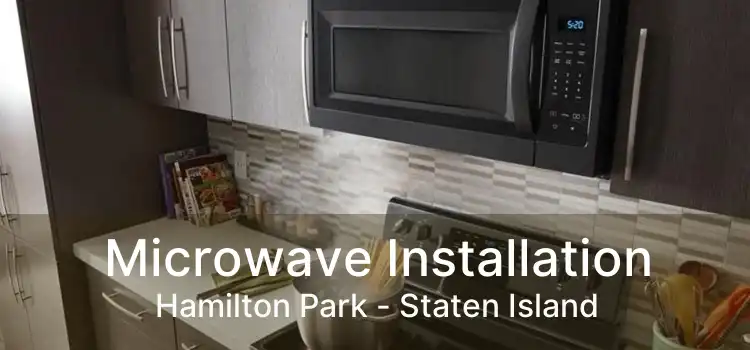 Microwave Installation Hamilton Park - Staten Island