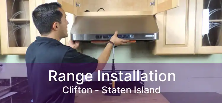 Range Installation Clifton - Staten Island